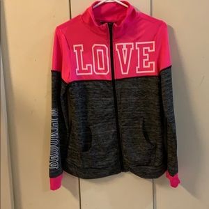 Zip up sports sweater